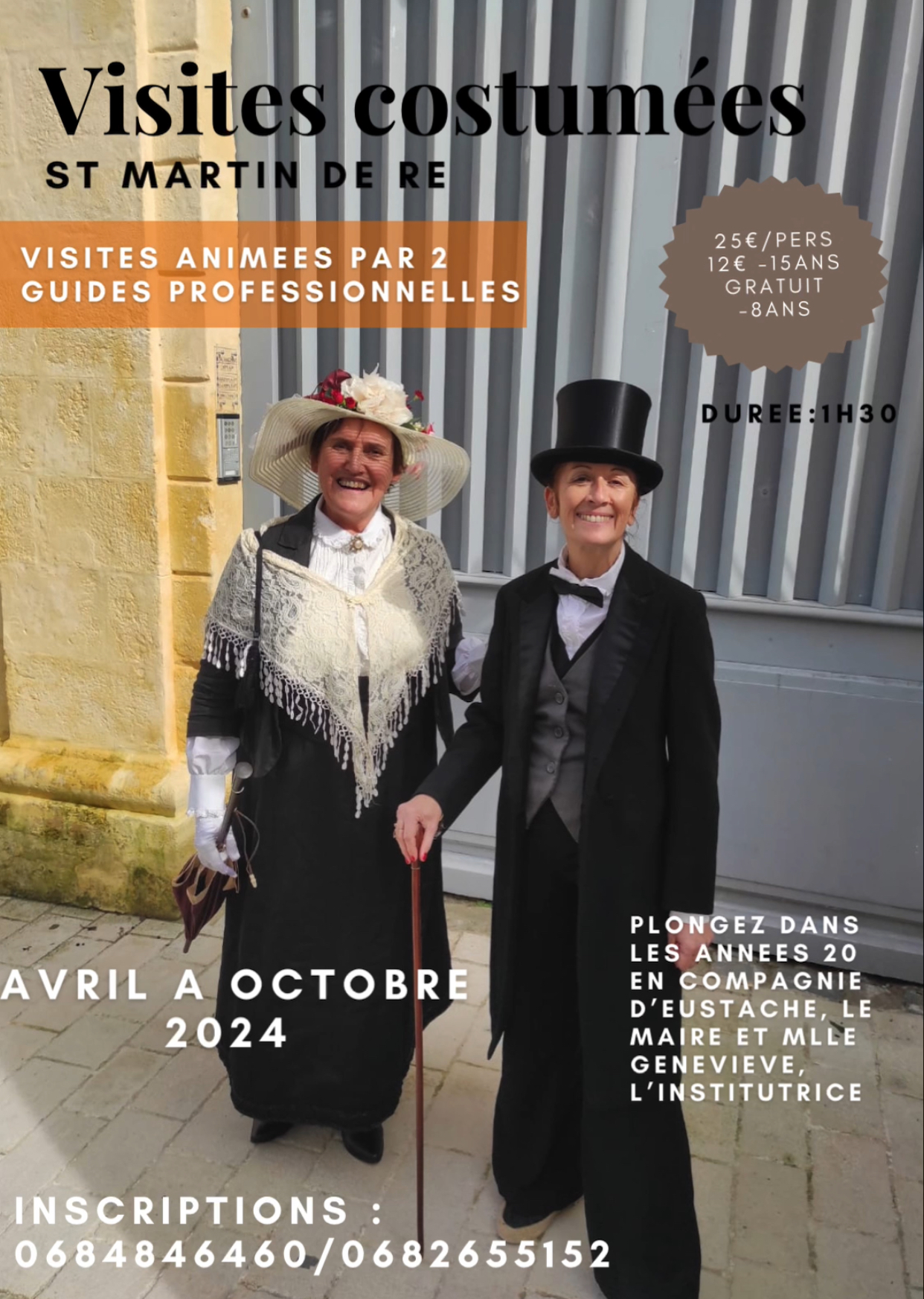 Visiter 17 Visite guidée costumée de Saint Martin de Ré Site