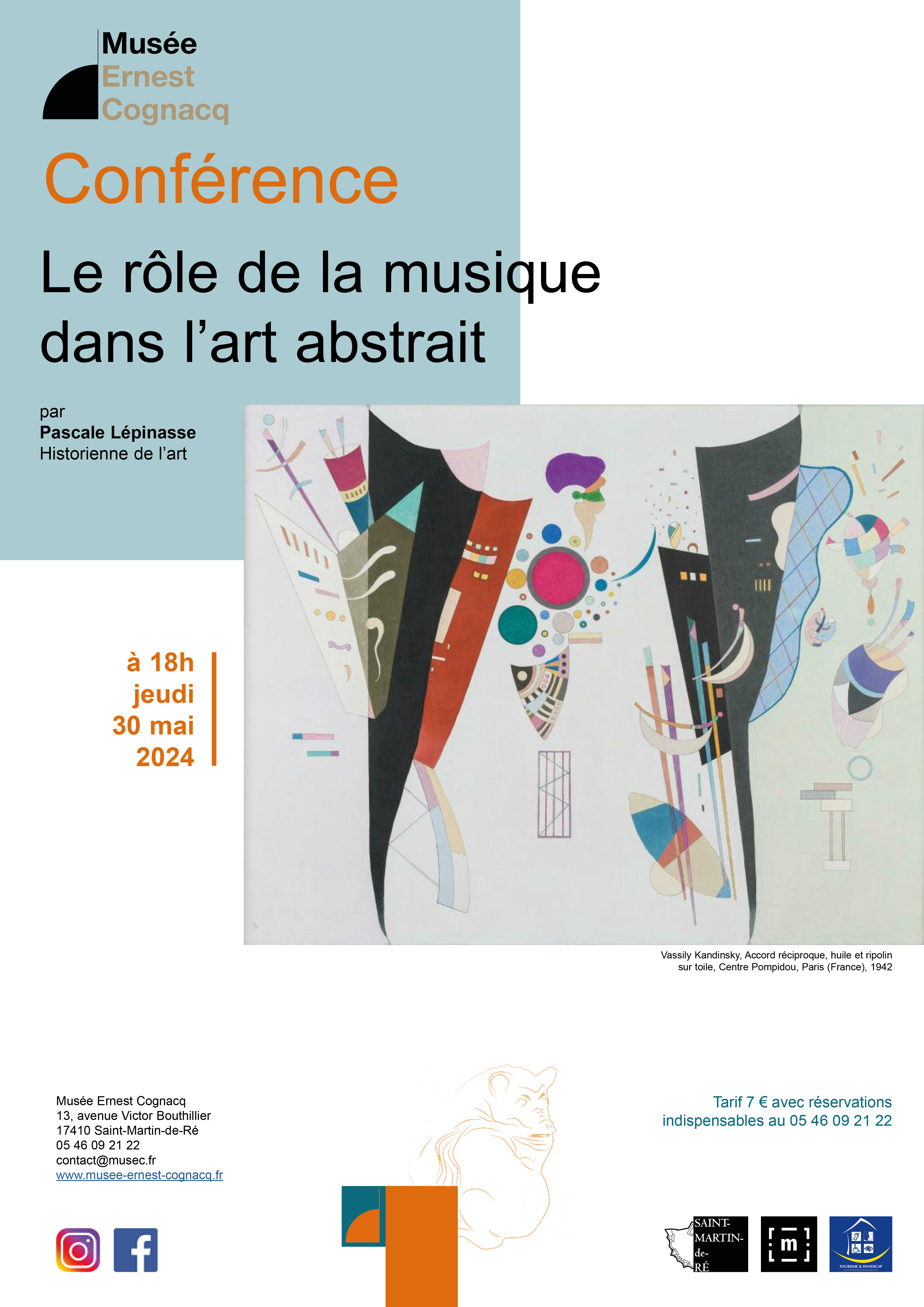 Conférence Le Rôle de la Musique dans lArt abstrait Site officiel de la Mairie de Saint